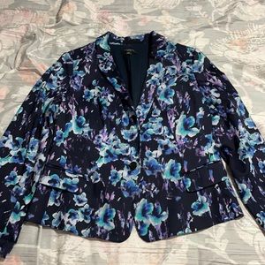 Ann Taylor floral blazer
